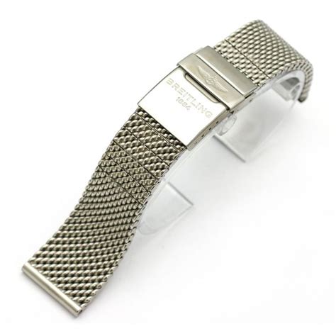 breitling 24mm mesh bracelet|aftermarket breitling bracelet.